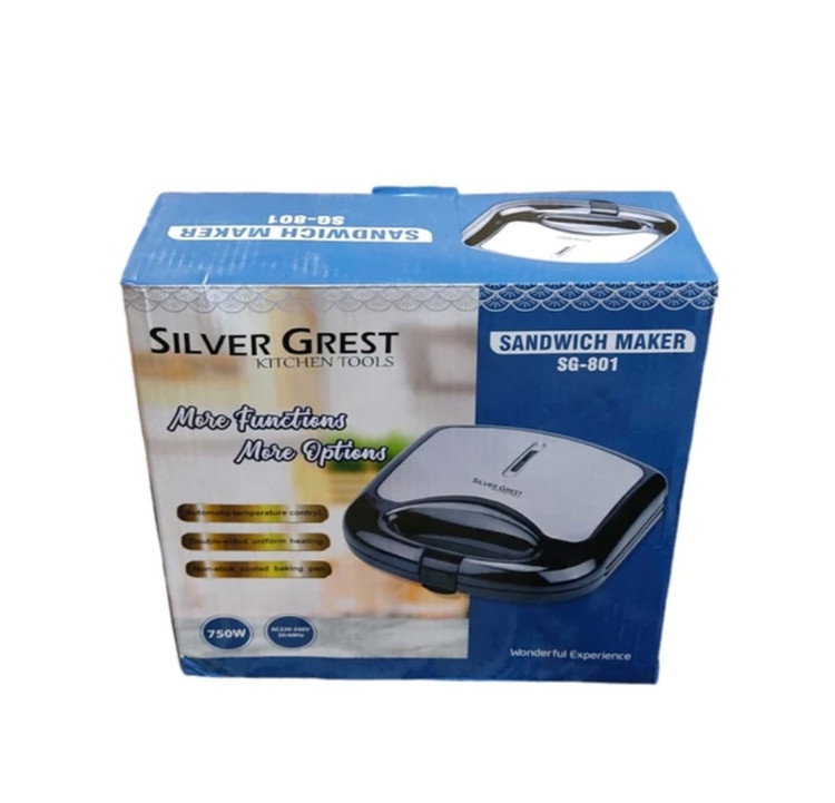 ساندویچ ساز دوتایی سیلورکرست SLIVERS GREST مدل SG_801|750وات