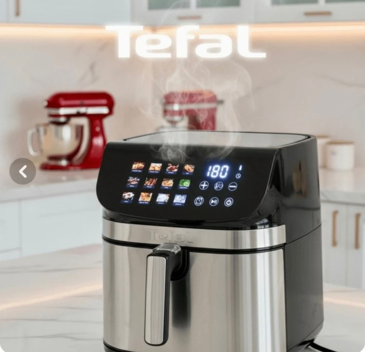 سرخکن دو المنت تفال -ظرفیت 18/2 لیتری تمام استیل سبد دار-توان 3000 وات مدل TF-8088