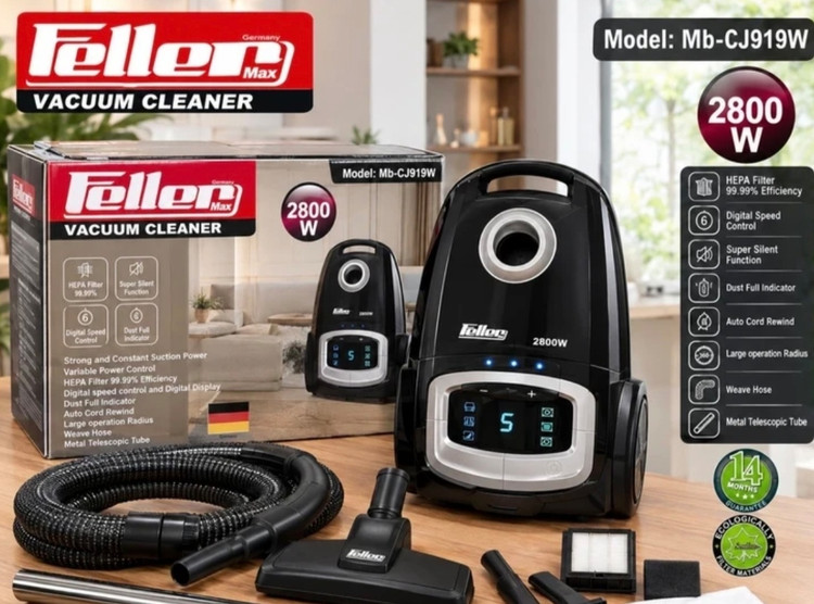 جاروبرقی فلر مکس Feller Max مدل MB-CJ919B توان 2800 وات