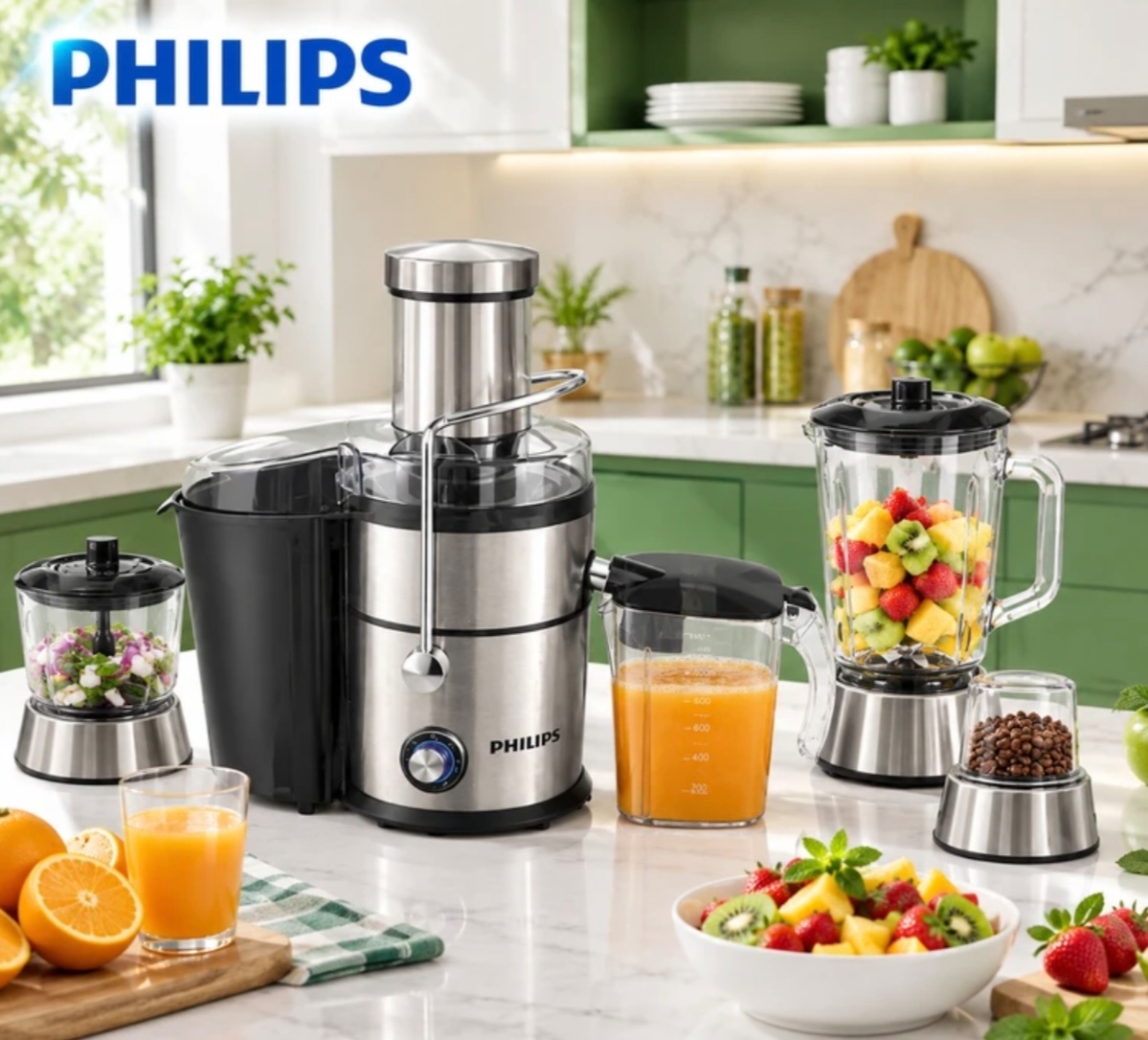 آبمیوه گیری چهار کاره فیلیپس مدل PH2024
