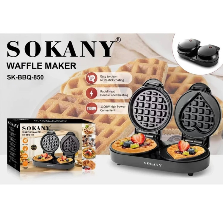وافل ساز دوقلو سوکانی مدل SK-BBQ-850